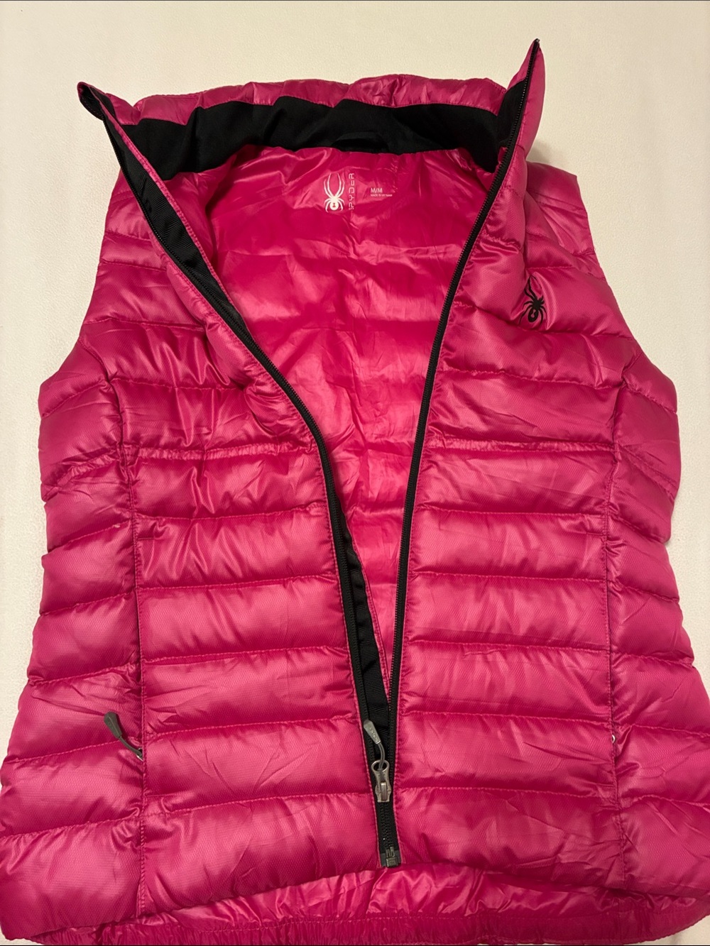 Spyder Bright Fuchsia Quilted Puffer Vest